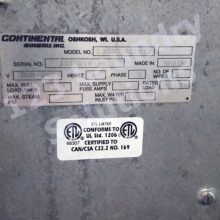 Refurbished Continental Girbau Inc. L1030CR211510 Front Load Washer Stainless Steel with 30lbs 208-240 volts and 3 phase induction