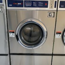 Refurbished Dexter T600 Stainless Front Load Washer Model with 40lbs 208-240 volts and 3 phase induction