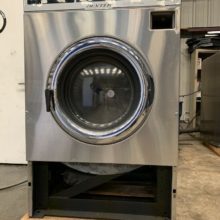 Refurbished Dexter T600 Stainless Front Load Washer Model with 40lbs 208-240 volts and 3 phase induction