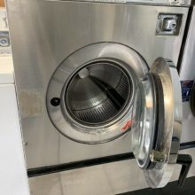 Refurbished Dexter T300 Stainless Steel Front Load Washer with 20 lbs and 208-240 volts